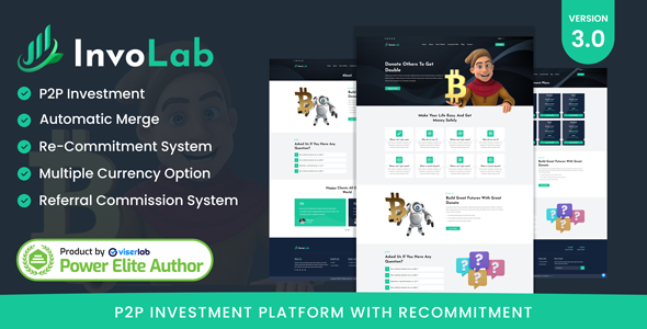 InvoLab – 具有重新承诺的 P2P 投资平台