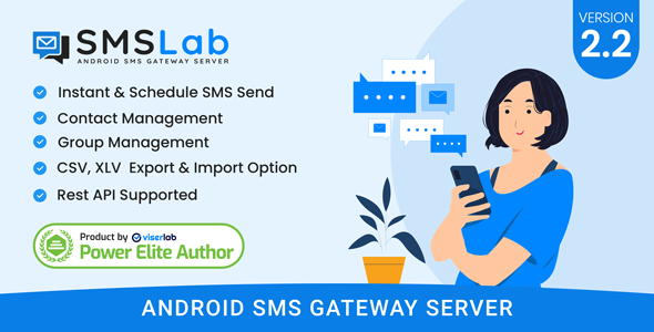 SMSLab – 基于 Android 的短信网关服务器