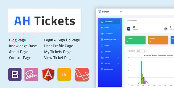 AH Tickets – 服务台和支持工单系统