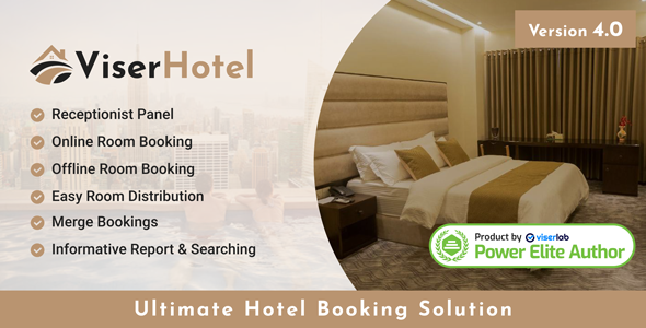 ViserHotel – 终极酒店预订解决方案