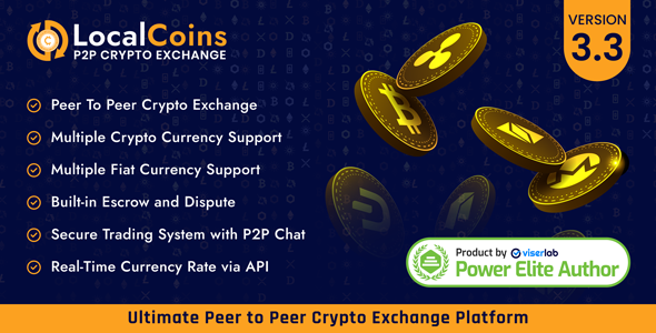 LocalCoins – 终极点对点加密货币交易平台