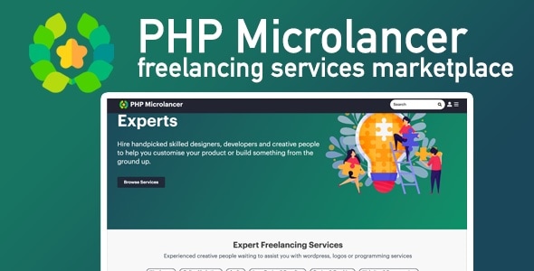 PHP Microlancer – 自由职业服务市场 SaaS