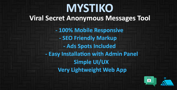Mystiko – 病毒式秘密匿名消息工具