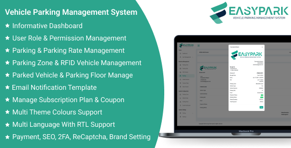 EasyPark SaaS – 停车场管理系统