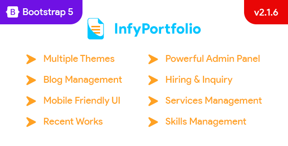 Portfolio Builder – Laravel 个人网站主题和简历生成器