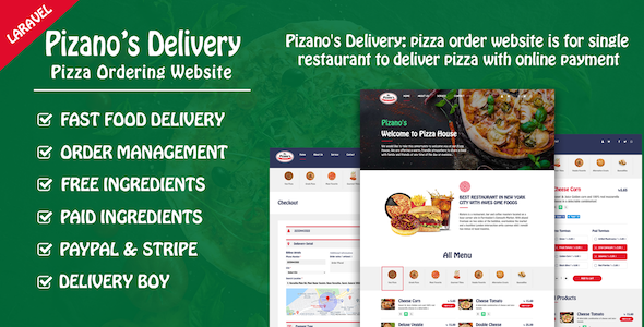 Pizano’s Delivery:无限披萨订购网站