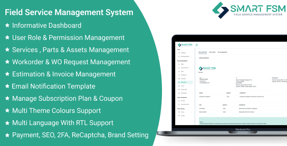 Smart FSM SaaS – Field Service Management System