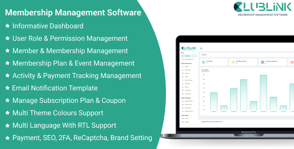 Clublink SaaS – Membership Management Software