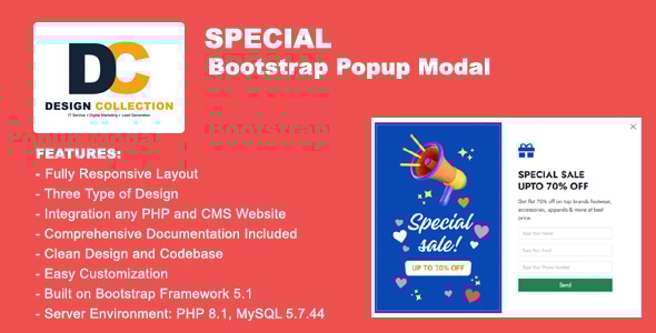 Special – Bootstrap Popup Modal