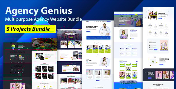 Agency Genius – 多用途商业网站捆绑包