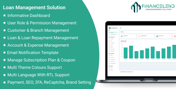 FinanceLend SaaS – 贷款管理解决方案