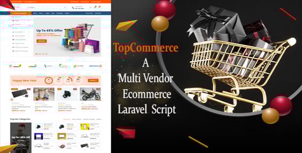 TopCommerce – Laravel 多供应商电子商务脚本