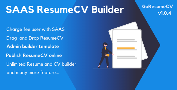 GoResumeCV – SAAS 在线简历生成器