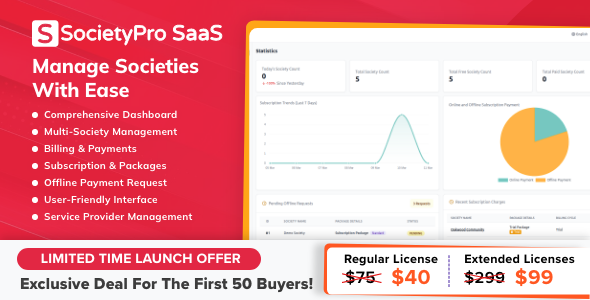 SocietyPro SaaS- 社会管理软件