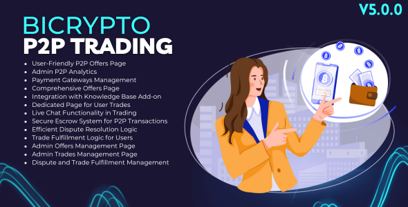 Bicrypto 的 P2P 交易插件 – P2P、实时聊天、优惠、审核、托管、争议、评论