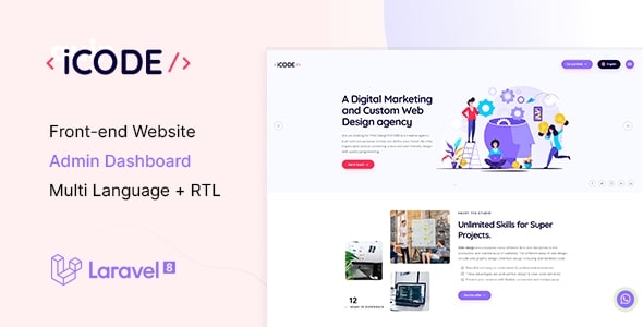 iCode – 多用途网站 CMS 和创意机构管理系统