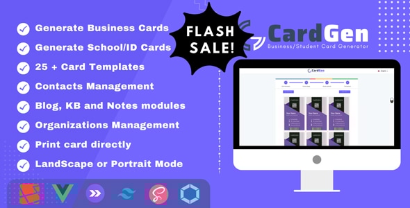 CardGen – 商务卡或身份证生成器