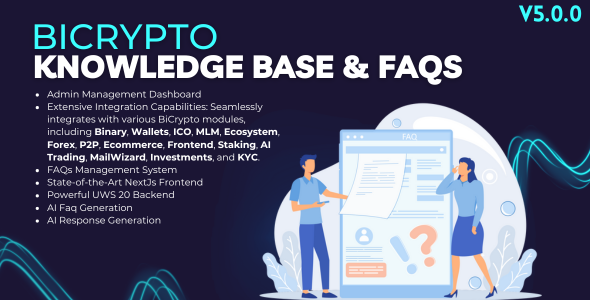 Bicrypto 的知识库和常见问题解答插件