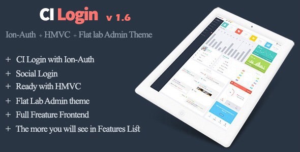 Codeigniter 用户管理系统、Ion-Auth、HMVC 与平面实验室管理主题