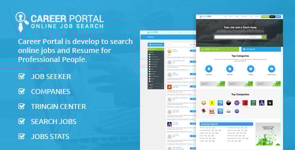 Career Portal – Online Job Search Script