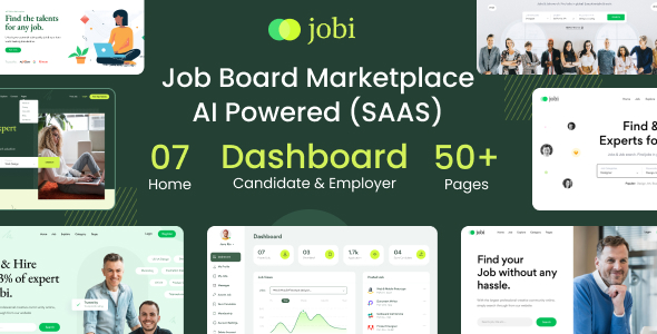 Jobi – 求职网站市场 |人工智能驱动 (SAAS)