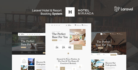 Miranda – Laravel Hotel Resort 多语言预订系统