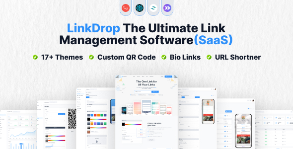 Linkdrop – SaaS URL 缩短器、生物页面和二维码