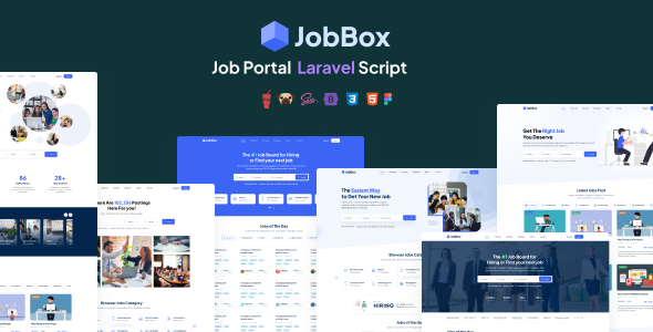 JobBox – Laravel Job Portal 多语言系统