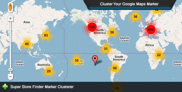 Super Store Finder – 标记集群器附加组件