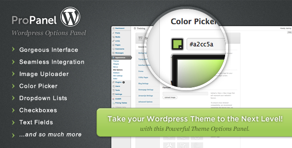 ProPanel – WordPress 主题选项面板