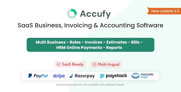 Accufy – SaaS 业务、发票和会计软件