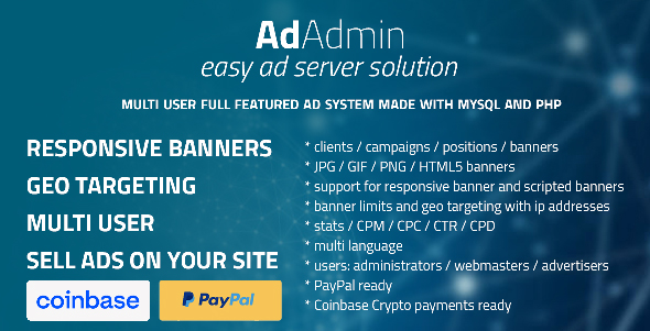 AdAdmin – 简单、功能齐全的广告服务器