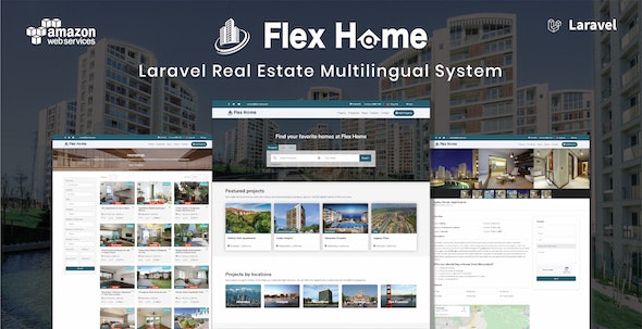 Flex Home – Laravel Real Estate 多语言系统