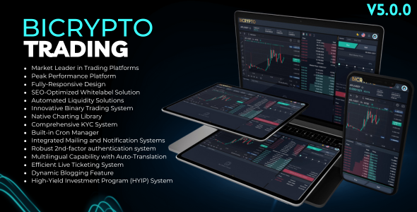 Bicrypto – 加密货币交易平台、二元交易、投资、博客、新闻等！