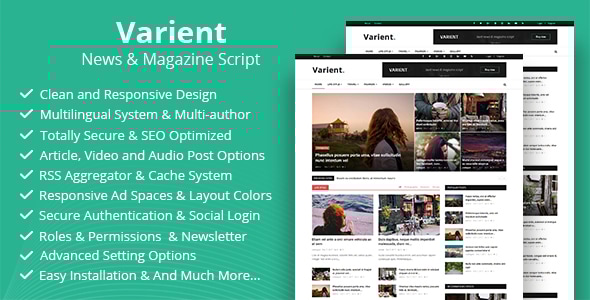Varient – 新闻和杂志脚本