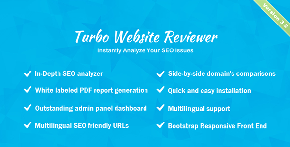 Turbo Website Reviewer – 深入的 SEO 分析工具