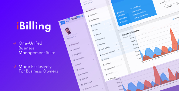 iBilling – CRM、会计和计费软件