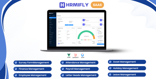 Hrmifly SAAS – 完整的薪资和人力资源管理系统 (HRM)