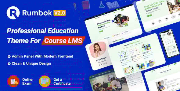 Rumbok – 课程 LMS 的专业教育主题