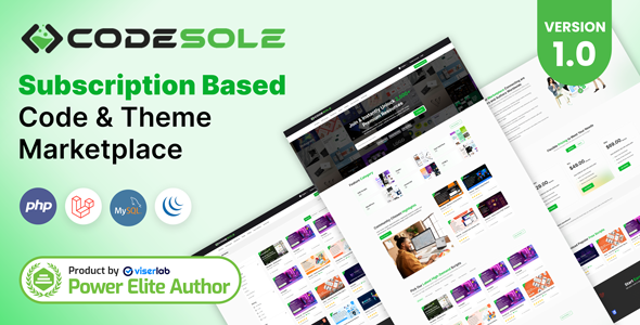 CodeSole – 基于订阅的代码和主题市场