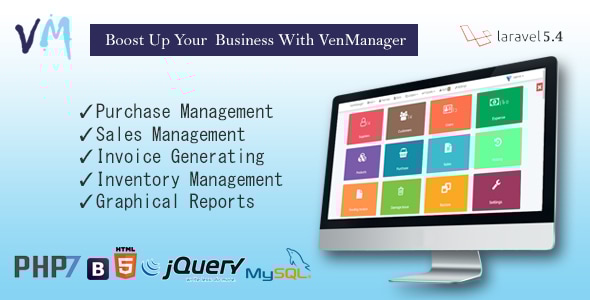 VenManager – 库存、客户和销售管理