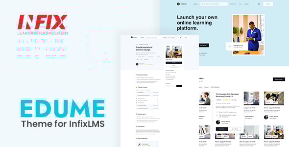 EduMe 主题 |Infix LMS Laravel 学习管理系统