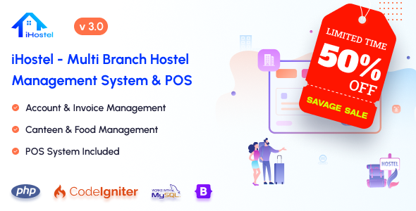 iHostel – iNiLabs 多分店宿舍管理系统和 POS