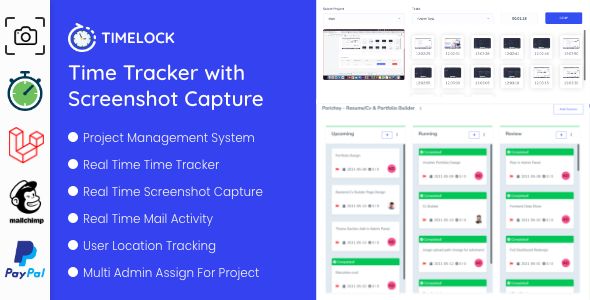 Timelock – 带屏幕截图的项目管理系统