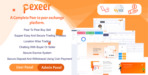 Pexeer – 一个完整的点对点加密货币交易平台