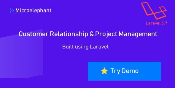 Microelephant – 使用 Laravel 构建的 CRM 和项目管理系统