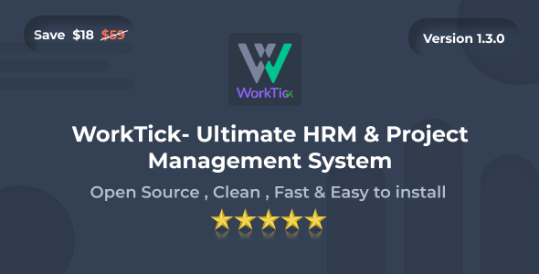 WorkTick – 人力资源管理与项目管理