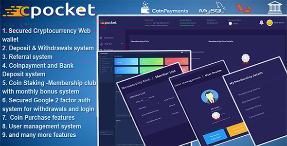 Cpocket – 最佳加密货币网络钱包 – 加密钱包