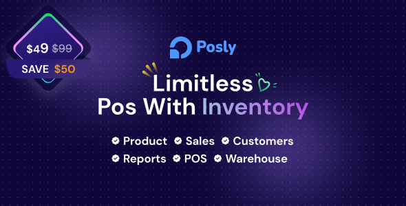 Posly – 带库存管理系统的 Pos