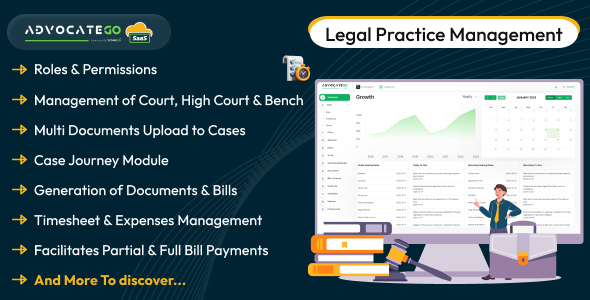 AdvocateGo SaaS – 法律实践管理